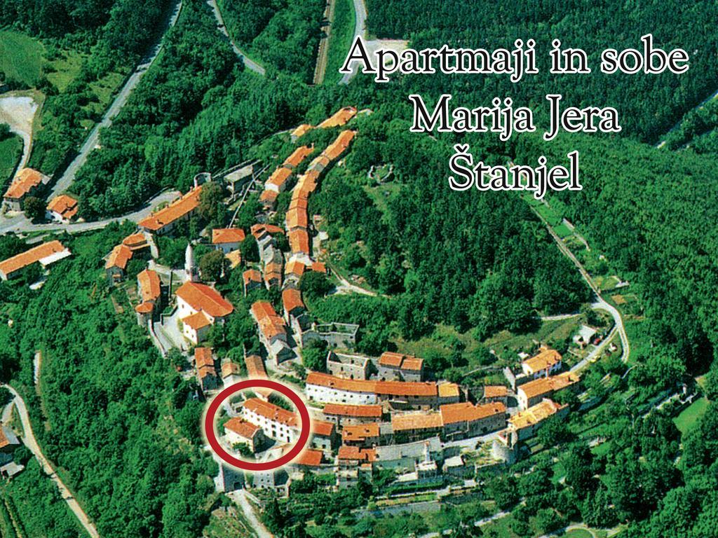 Apartmaji In Sobe Marija Jera Štanjel Zewnętrze zdjęcie